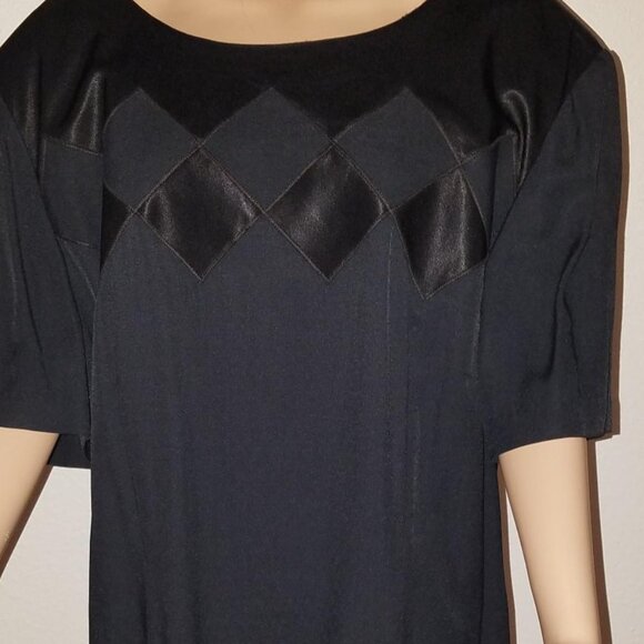 Suzi Chin for Maggy Boutique black maxi dress women's size 22 - Picture 1 of 9